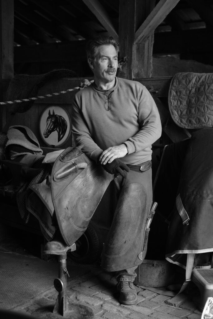 Scott Button, Farrier, Tamarack Farm, Canterbury, New Hampshire.
